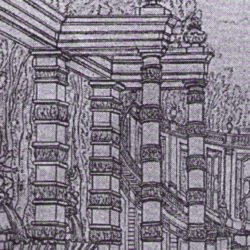 Bérain, stage design, detail