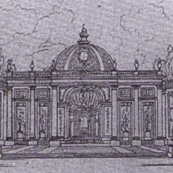 Bérain, stage design, detail