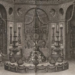 Le Pautre, Festin donné dans le petit Parc de Versailles, in Félibien, Relation de la fête de Versailles du 18e jillet 1668 (1669)