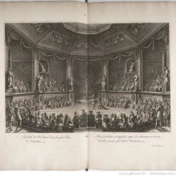 Le Pautre, La Salle de bal donné dans le petit parc de Versailles, in Félibien, Relation de la fête de Versailles du 18e juillet 1668 (1669)